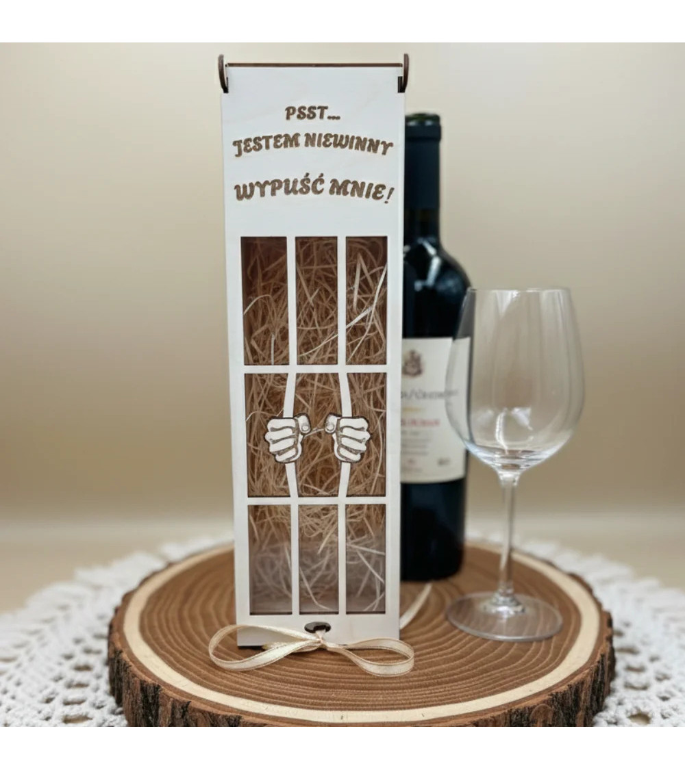 Pudełko na Alkohol - "Jestem niewinny! Wypuść mnie!"
