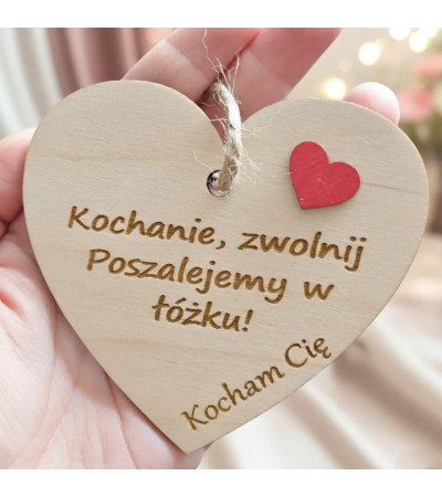 Zawieszka Serce do auta personalizowane