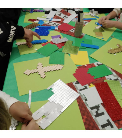 Miecz Minecraft sklejka do prac artystycznych DIY