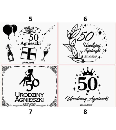 Niezbędnik Skrzynka na Urodziny 18 30 40 50 60 pudełko urodzinowe