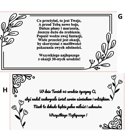 Niezbędnik Skrzynka na Urodziny 18 30 40 50 60 pudełko urodzinowe