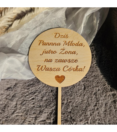 Personalizowany Piker do Kwiatów Wyjątkowe Podziękowanie dla Rodziców
