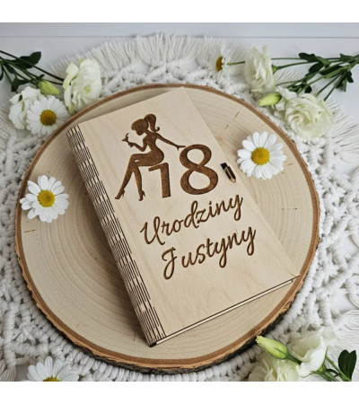 Pudełko na Pieniądze Personalizowane z Grawerem na Urodziny