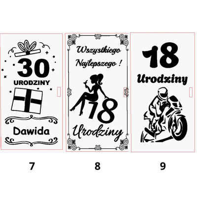 Pudełko na Pieniądze Personalizowane z Grawerem na Urodziny