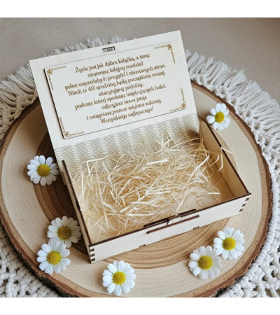 Pudełko na Pieniądze z elementem 3D Personalizowane na Urodziny