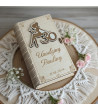 Pudełko na Pieniądze z elementem 3D Personalizowane na Urodziny