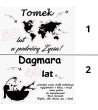 Personalizowana Duża Walizka na Urodziny / Wieczór Panieński / Emeryturę - Prezent z grawerem
