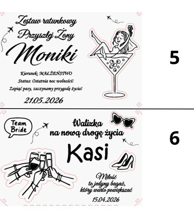 Personalizowana Duża Walizka na Urodziny / Wieczór Panieński / Emeryturę - Prezent z grawerem