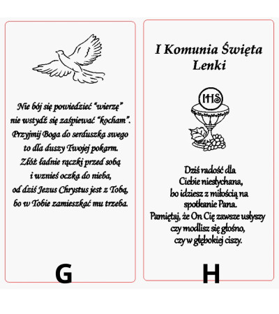 Pamiątka I Komunii Świętej Personalizowane Pudełko na Pieniądze Białe