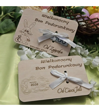 Wielkanocny Bon na Pieniądze Personalizowany