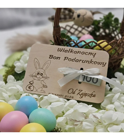 Wielkanocny Bon na Pieniądze Personalizowany